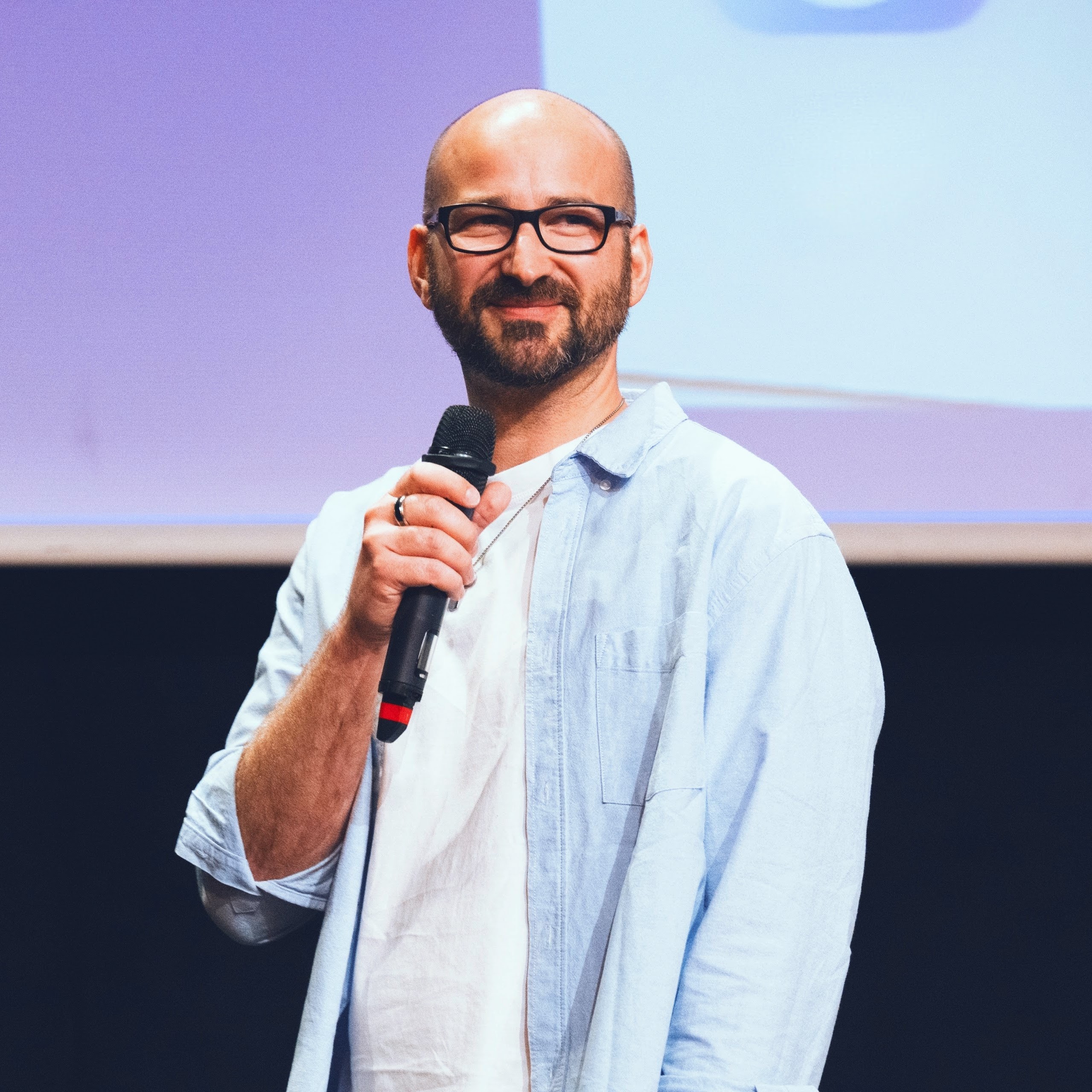 A professional portrait of Baptiste Carlier